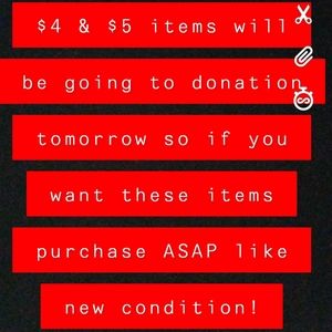 Name brand top rated items...like new condition